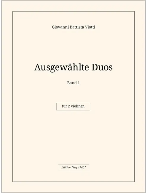 Ausgewählte Duos Vol 1